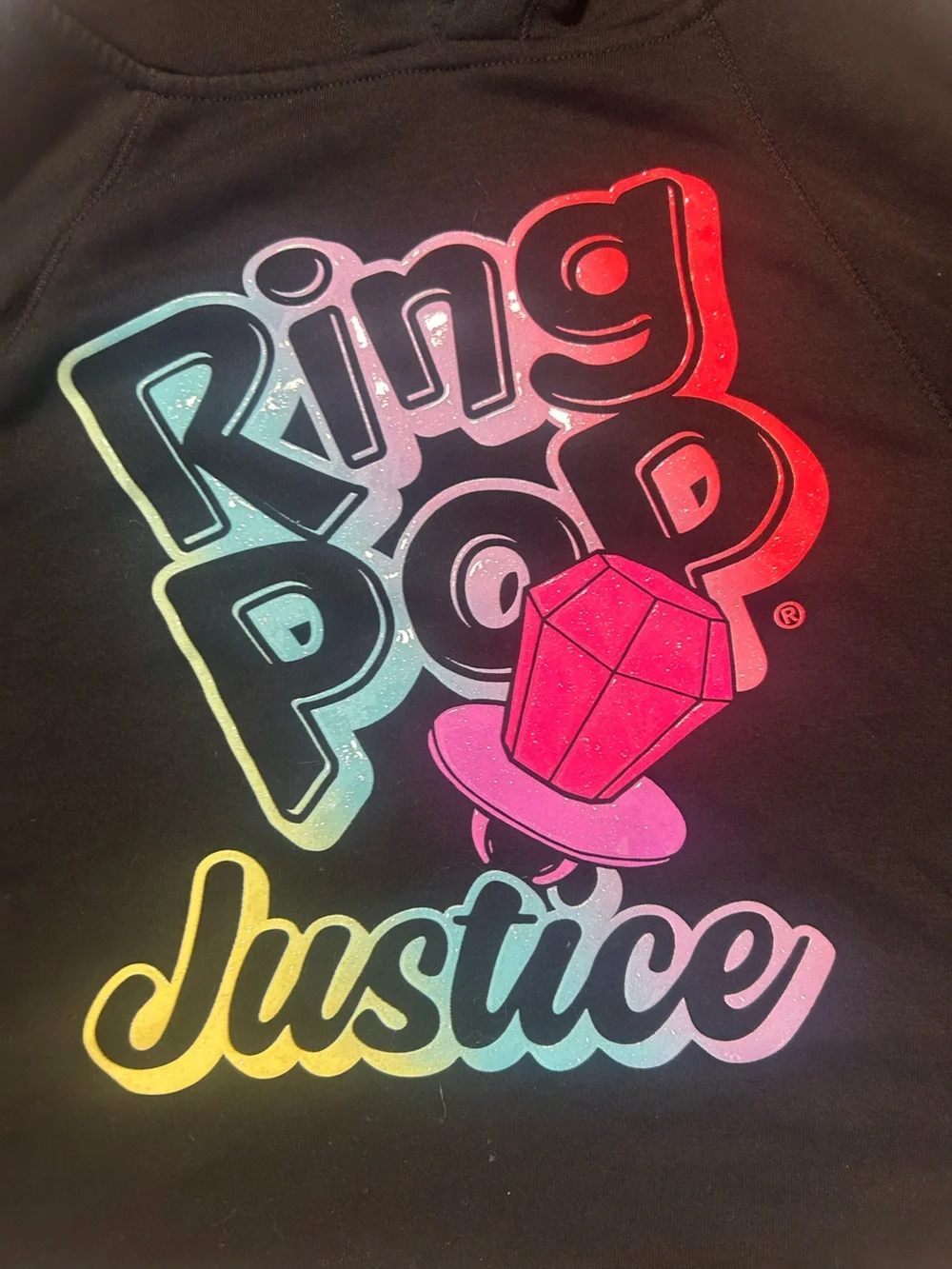 Justice Ring Pop Nostalgic 90’s Kid’s Hoodie